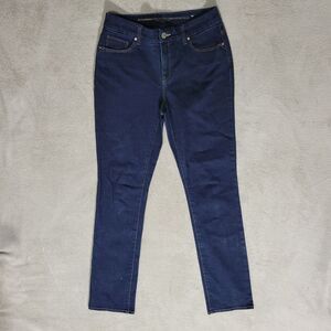 Chico's  Girlfriend So Slimming Straight Leg Jeans Blue Sz 00R